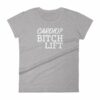 Cardio? Bitch I Lift Funny Ladies Workout Women's short sleeve t-shirt - Image 7
