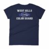 West Hills Color Guard Women's short sleeve t-shirt - Image 4