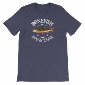 Bonefish Hunter Fishermans Fishing Lovers Short-Sleeve Unisex T-Shirt - Image 4