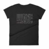 One Nation Pledge of Allegiance American Flag Women's short sleeve t-shirt
