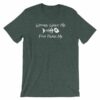 Women Want Me Fish Fear Me Fishing Humor Short-Sleeve Unisex T-Shirt - Image 3