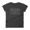 One Nation Pledge of Allegiance American Flag Women's short sleeve t-shirt - Image 3