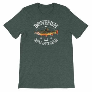 Bonefish Hunter Fishermans Fishing Lovers Short-Sleeve Unisex T-Shirt - Image 3
