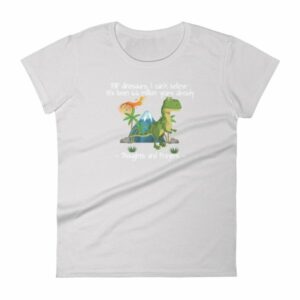 RIP Dinosaurs Thoughts and Prayers to You Funny Women's short sleeve t-shirt - Image 11