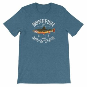 Bonefish Hunter Fishermans Fishing Lovers Short-Sleeve Unisex T-Shirt - Image 7