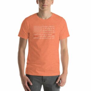 One Nation Pledge of Allegiance American Flag Short-Sleeve Unisex T-Shirt - Image 13