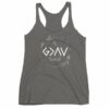 God is Greater Than the Highs and Lows Christian Women's Racerback Tank - Image 3