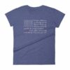 One Nation Pledge of Allegiance American Flag Women's short sleeve t-shirt - Image 6