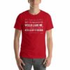 If I Am Shaven.. Judges 16:17 Funny Beard Lover Short-Sleeve Unisex T-Shirt - Image 14