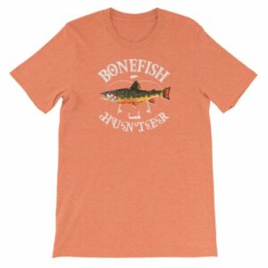 Bonefish Hunter Fishermans Fishing Lovers Short-Sleeve Unisex T-Shirt - Image 11