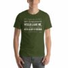 If I Am Shaven.. Judges 16:17 Funny Beard Lover Short-Sleeve Unisex T-Shirt - Image 5