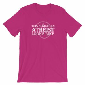 This Is What An Atheist Looks Like Atheism Short-Sleeve Unisex T-Shirt - Image 14