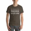 If I Am Shaven.. Judges 16:17 Funny Beard Lover Short-Sleeve Unisex T-Shirt - Image 9