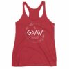 God is Greater Than the Highs and Lows Christian Women's Racerback Tank - Image 8