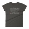 One Nation Pledge of Allegiance American Flag Women's short sleeve t-shirt - Image 2