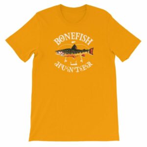 Bonefish Hunter Fishermans Fishing Lovers Short-Sleeve Unisex T-Shirt - Image 12