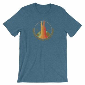 Space Force Est 2018 Retro Vintage Styled Rockets Short-Sleeve Unisex T-Shirt - Image 10