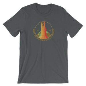 Space Force Est 2018 Retro Vintage Styled Rockets Short-Sleeve Unisex T-Shirt - Image 6