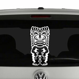 Tiki Totem Hawaiian Vinyl Decal Sticker