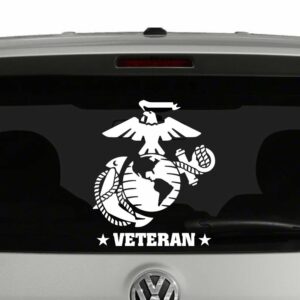 Marine Corps Veteran EGA Vinyl Decal Sticker Car Window