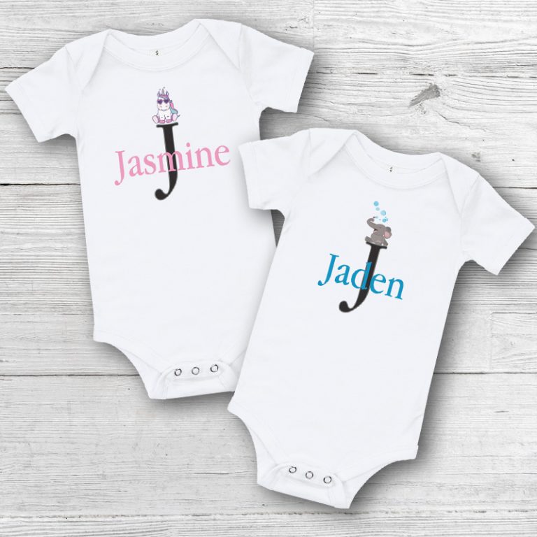 custom Personalized baby onesies
