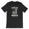 My Family Tree Is Full Of Hero's My Daughter is One Thin Como Line T-ShirtShort-Sleeve Unisex T-Shirt - Image 2