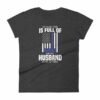 My Family Is Full Of Hero's My Husband is One Thin Blue Line Women's short sleeve t-shirt - Image 3