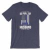 My Family Tree Is Full Of Hero's My Husband is One Thin Blue Line Short-Sleeve Unisex T-Shirt - Image 4
