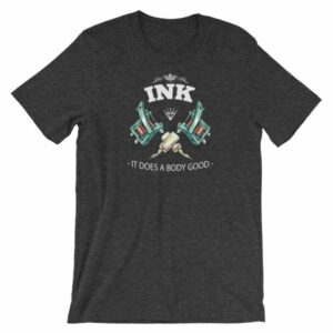 Ink It Does A Body Good Tattoo Lovers Short-Sleeve Unisex T-Shirt - Image 8