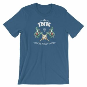 Ink It Does A Body Good Tattoo Lovers Short-Sleeve Unisex T-Shirt - Image 10