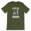 My Family Tree Is Full Of Hero's My Husband is One Thin Blue Line Short-Sleeve Unisex T-Shirt - Image 5