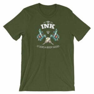 Ink It Does A Body Good Tattoo Lovers Short-Sleeve Unisex T-Shirt - Image 5
