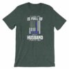 My Family Tree Is Full Of Hero's My Husband is One Thin Blue Line Short-Sleeve Unisex T-Shirt - Image 3