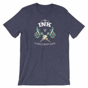 Ink It Does A Body Good Tattoo Lovers Short-Sleeve Unisex T-Shirt - Image 4