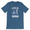 My Family Tree Is Full Of Hero's My Husband is One Thin Blue Line Short-Sleeve Unisex T-Shirt - Image 10