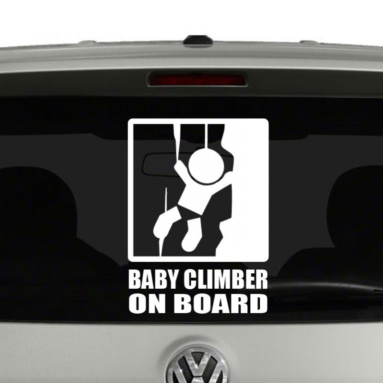 Baby Climber On Board Baby On Board Vinyl Decal Sticker