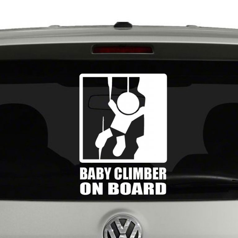 Baby Climber On Board Baby On Board Vinyl Decal Sticker