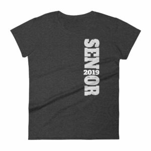 Senior Class of 2019 Graduation Women's short sleeve t-shirt - Image 3