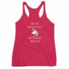 Unicorn I Was Like Whatever Bitches, and the Bitches Whatevered Women's Racerback Tank - Image 10