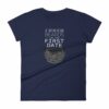 I Touch Beards On The First Date Beard Lovers Women's short sleeve t-shirt - Image 4