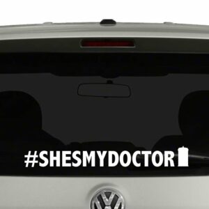 Hashtag Shes My Doctor Tardis Doctor Who Inspired Vinyl Decal Sticker