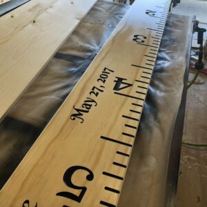 Wooden Growth Chart Giant Ruler Customized