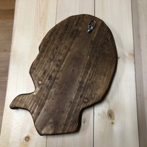 Wooden Carved Burned Stained Star Wars Inspired Chewbacca Head