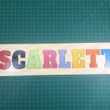 Child's Custom Personalized Wooden Carved Name Puzzle