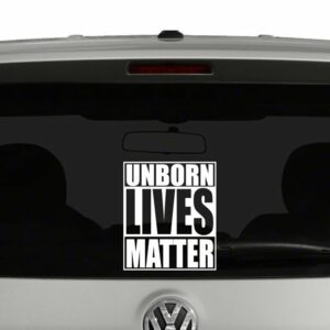 Unborn Lives Matter Vinyl Decal Sticker