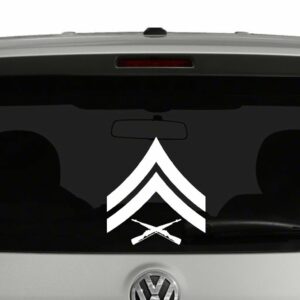 Marine Corp Rank Insignia Corporal E4 Vinyl Decal Sticker