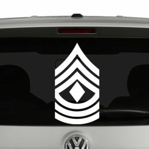 Marine Corp Rank Insignia First Sergeant E8 Vinyl Decal Sticker