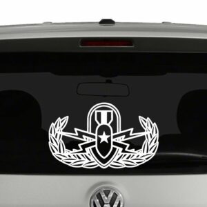 Military Joint Senior EOD Badge Explosive Ordnance Disposal Vinyl Decal Sticker