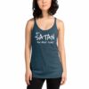 Hey Satan How About Today Funny Sarcastic Women's Racerback Tank - Image 2