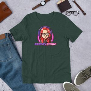 Scardy Ginge Gaming Short-Sleeve Unisex T-Shirt - Image 3
